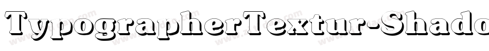 TypographerTextur-Shadow字体转换