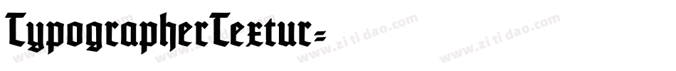 TypographerTextur字体转换