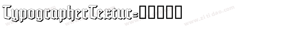 TypographerTextur字体转换