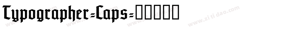Typographer-Caps字体转换