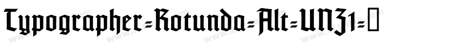 Typographer-Rotunda-Alt-UNZ1字体转换