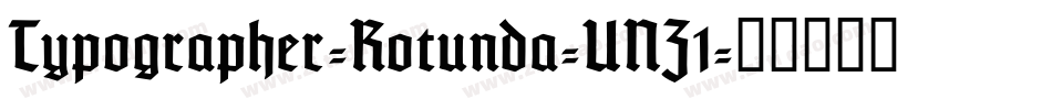 Typographer-Rotunda-UNZ1字体转换