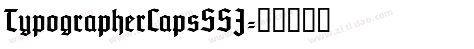 TypographerCapsSSK字体转换