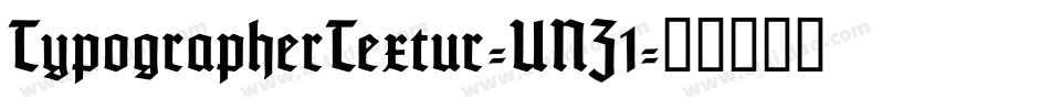 TypographerTextur-UNZ1字体转换