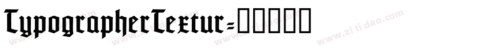 TypographerTextur字体转换
