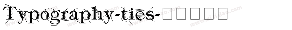 Typography-ties字体转换