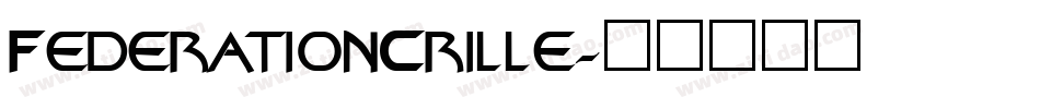 FederationCrille字体转换
