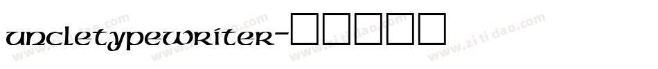uncletypewriter字体转换