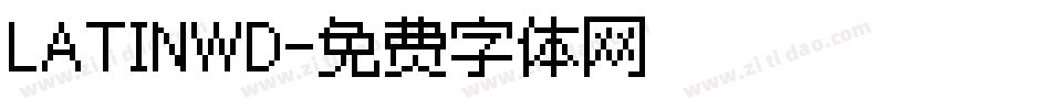 LATINWD字体转换