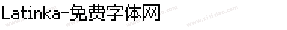 Latinka字体转换