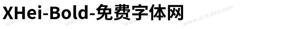 XHei-Bold字体转换