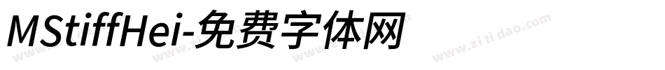 MStiffHei字体转换