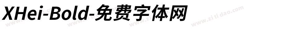XHei-Bold字体转换