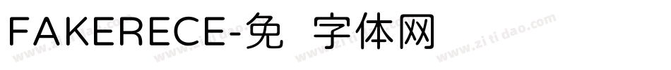 FAKERECE字体转换