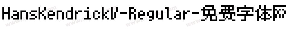 HansKendrickV-Regular字体转换