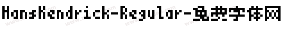 HansKendrick-Regular字体转换