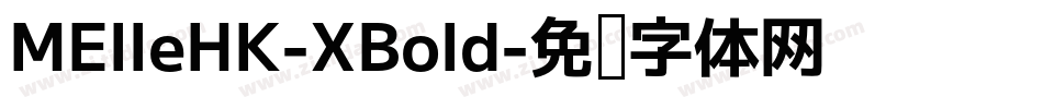 MElleHK-XBold字体转换