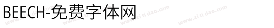 BEECH字体转换