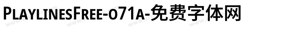 PlaylinesFree-o71a字体转换