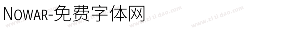 Nowar字体转换