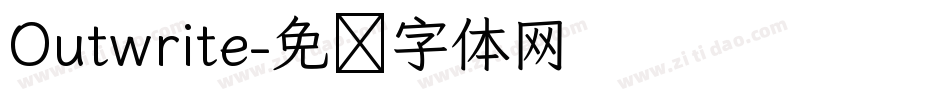 Outwrite字体转换