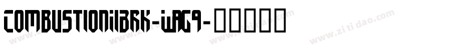 CombustionIiBrk-WAg9字体转换