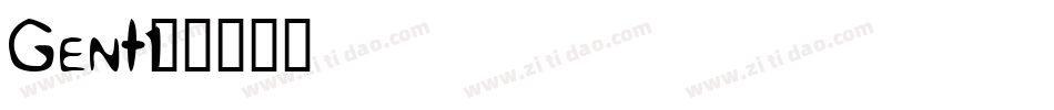 GenI1字体转换