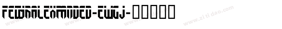 FedyralExpanded-EwGj字体转换
