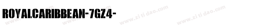 RoyalCaribbean-7Gz4字体转换