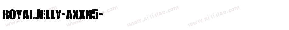 RoyalJelly-axxn5字体转换
