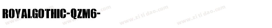 Royalgothic-qZm6字体转换