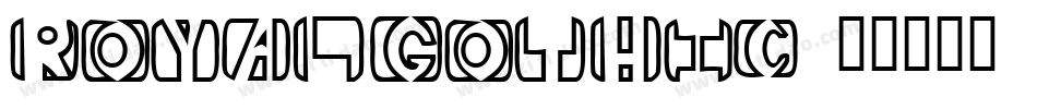 RoyalGothic字体转换