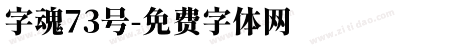 字魂73号字体转换