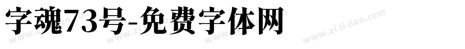 字魂73号字体转换