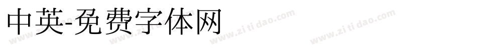 中英字体转换