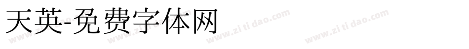 天英字体转换