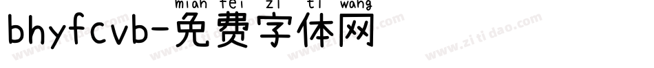 bhyfcvb字体转换