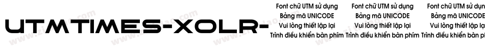 UtmTimes-xOlr字体转换