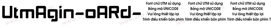 UtmAgin-oARd字体转换