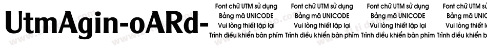 UtmAgin-oARd字体转换