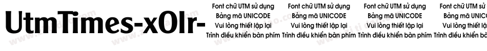 UtmTimes-xOlr字体转换