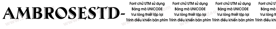 AmbroseStd字体转换