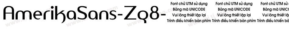 AmerikaSans-Zq8字体转换