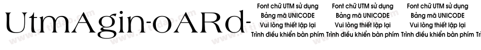 UtmAgin-oARd字体转换