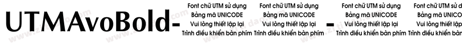 UTMAvoBold-普通字体转换