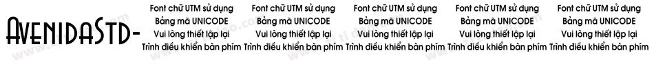 AvenidaStd字体转换