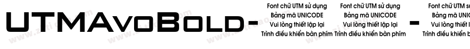 UTMAvoBold-普通字体转换