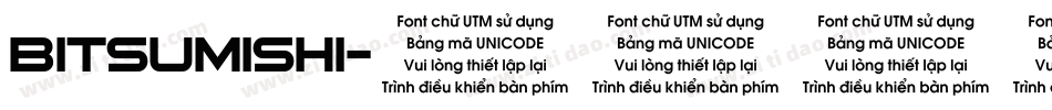 BITSUMISHI字体转换