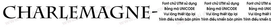 Charlemagne字体转换