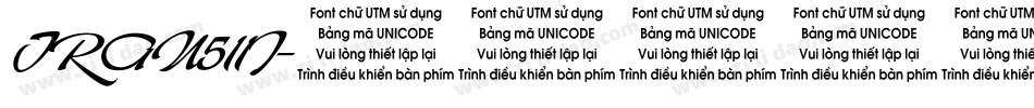 TRAN511I字体转换